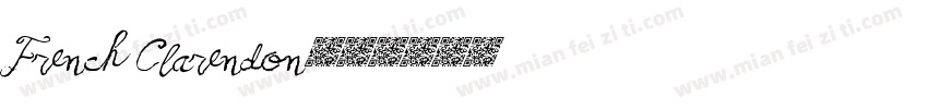 French Clarendon字体转换